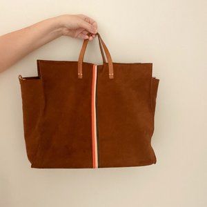 Clare V. Suede Simple Tote